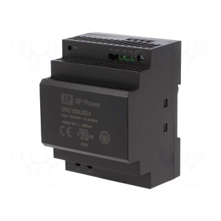 Power supply: switched-mode | for DIN rail | 100W | 24VDC | 4.2A | 90%