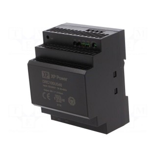 Power supply: switched-mode | for DIN rail | 100W | 48VDC | 2.1A | 90%