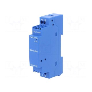 Power supply: switched-mode | 10.08W | 12VDC | 840mA | 85÷264VAC | 65g