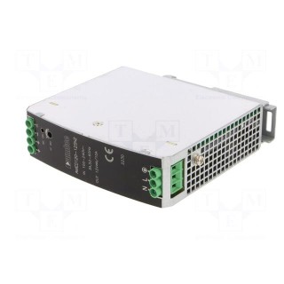 Power supply: switched-mode | for DIN rail | 120W | 12VDC | 10A | 85%