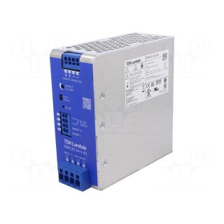 Power supply: switched-mode | for DIN rail | 120W | 24VDC | 5A | 89÷91%