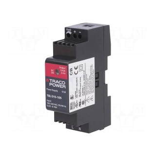 Power supply: switched-mode | 12W | 5VDC | 5÷5.2VDC | 2.4A | 85÷264VAC
