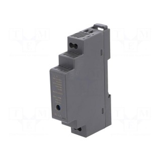 Power supply: switched-mode | for DIN rail | 15W | 12VDC | 1.25A | 83%