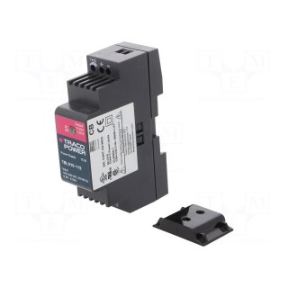 Power supply: switched-mode; 15W; 12VDC; 1.25A; 85÷264VAC; DIN