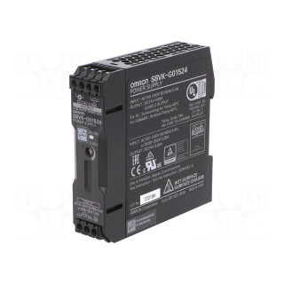 Power supply: switched-mode | for DIN rail | 15W | 24VDC | 0.65A | S8VK