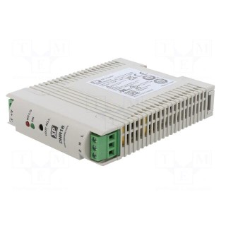 Power supply: switched-mode | for DIN rail | 18W | 12VDC | 1.5A | 77%