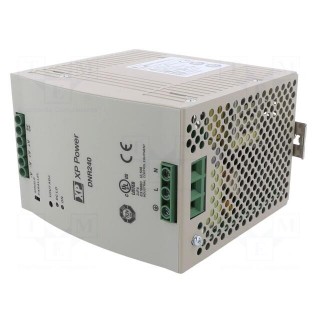Power supply: switched-mode | for DIN rail | 240W | 24VDC | 10A | 89%