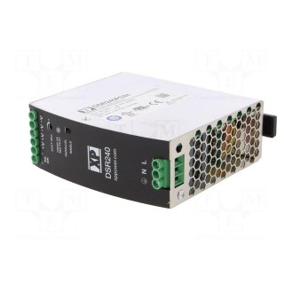 Power supply: switched-mode | for DIN rail | 240W | 24VDC | 10A | 94%