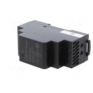 Power supply: switched-mode | for DIN rail | 30W | 24VDC | 1.5A | 89%