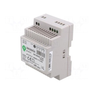 Power supply: switched-mode | for DIN rail | 30W | 24VDC | 0÷1.25A