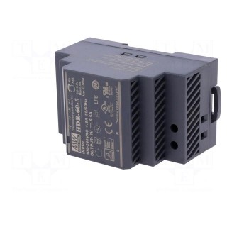 Power supply: switched-mode | for DIN rail | 32.5W | 5VDC | 6.5A | 85%