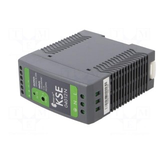 Power supply: switched-mode | for DIN rail | 40W | 12VDC | 3.3A | IP20