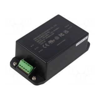 Power supply: switched-mode | 50W | 15VDC | 3.33A | 80÷264VAC | 4.25kV