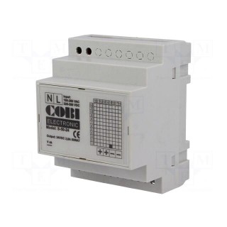 Power supply: switched-mode | 50W | 24VDC | 2A | 85÷265VAC | 90÷350VDC