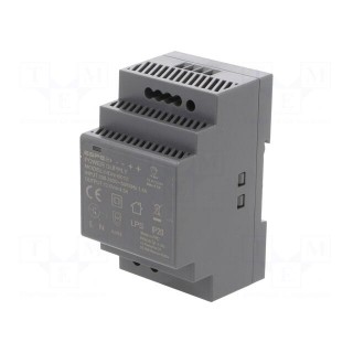 Power supply: switched-mode | for DIN rail | 54W | 12VDC | 4.5A | OUT: 1