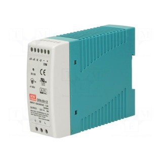 Power supply: switched-mode | 60W | 12VDC | 12÷15VDC | 5A | 90÷264VAC