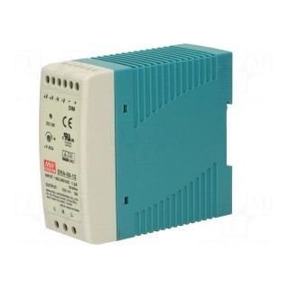 Power supply: switched-mode | 60W | 12VDC | 12÷15VDC | 5A | 90÷264VAC