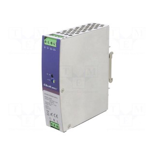 Power supply: switched-mode | for DIN rail | 75W | 12VDC | 6.3A | IP20