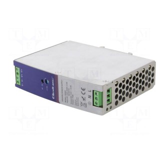 Power supply: switched-mode | for DIN rail | 75W | 12VDC | 6.3A | IP20