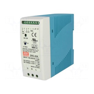 Power supply: switched-mode | buffer,for DIN rail | 40.02W | 1.9A