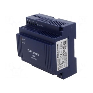 Power supply: switched-mode | for DIN rail | 100W | 24VDC | 3.8A | 89%