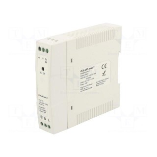 Power supply: switched-mode | for DIN rail | 10W | 12VDC | 0.83A | IP20