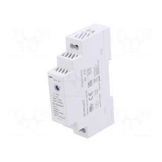 Power supply: switched-mode | for DIN rail | 15W | 12VDC | 1.25A | 85%