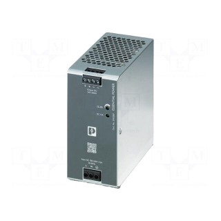 Power supply: switched-mode | for DIN rail | 240W | 24VDC | 0÷10A