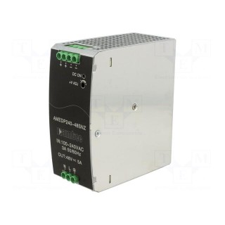 Power supply: switched-mode | for DIN rail | 240W | 48VDC | 5A | 94%