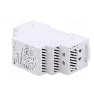 Power supply: switched-mode | for DIN rail | 24W | 12VDC | 2A | OUT: 1
