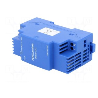 Power supply: switched-mode | for DIN rail | 30W | 12VDC | 2.1A | DRL