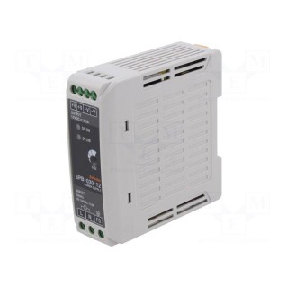 Power supply: switched-mode | for DIN rail | 30W | 12VDC | 2.5A | IP20