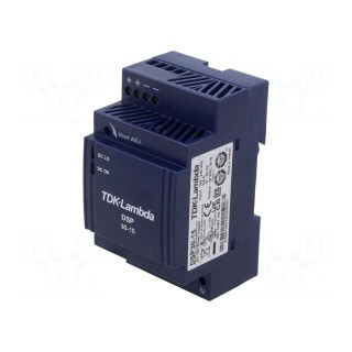 Power supply: switched-mode | for DIN rail | 30W | 15VDC | 2A | 83%