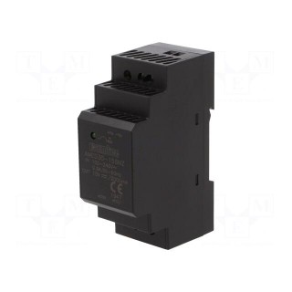 Power supply: switched-mode | for DIN rail | 30W | 15VDC | 2A | 89%