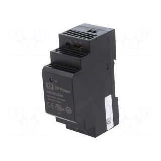 Power supply: switched-mode | for DIN rail | 30W | 48VDC | 750mA | 90%