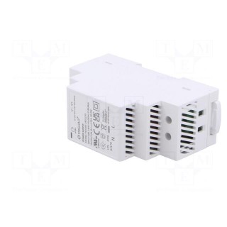 Power supply: switched-mode | for DIN rail | 36W | 24VDC | 1.5A | OUT: 1