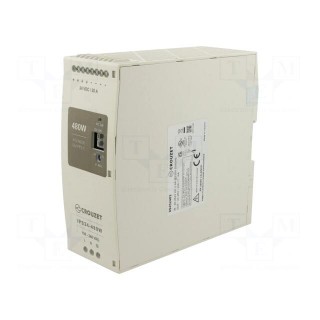 Power supply: switched-mode | for DIN rail | 480W | 24VDC | 20A | 93.5%