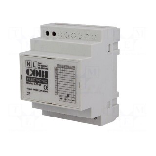 Power supply: switched-mode | 50W | 24VDC | 2A | 85÷265VAC | 90÷350VDC