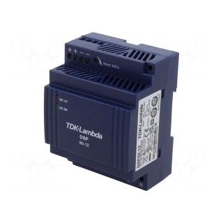 Power supply: switched-mode | for DIN rail | 54W | 12VDC | 4.5A | 84%