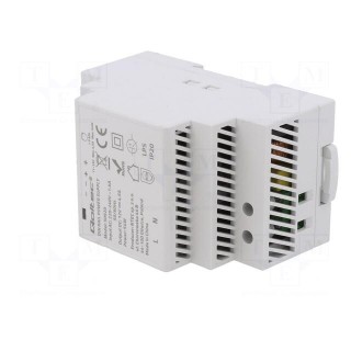 Power supply: switched-mode | for DIN rail | 54W | 12VDC | 4.5A | IP20