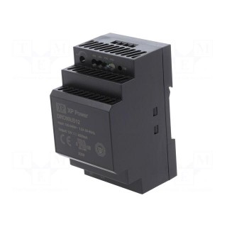 Power supply: switched-mode | for DIN rail | 60W | 12VDC | 4.5A | 88%