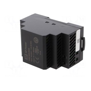 Power supply: switched-mode | for DIN rail | 60W | 5VDC | 6.5A | 84%