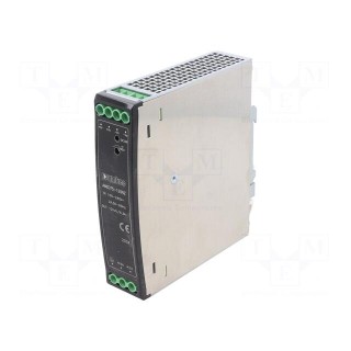 Power supply: switched-mode | for DIN rail | 75W | 12VDC | 6.3A | 86%