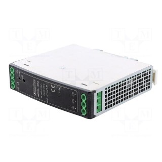 Power supply: switched-mode | for DIN rail | 75W | 12VDC | 6.3A | 86%