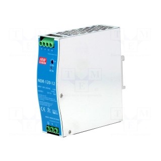Power supply: switched-mode | slim | 120W | 12VDC | 12÷14VDC | 10A | 600g