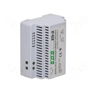 Power supply: transformer type | 12VDC | 1A | 230VAC | Mounting: DIN