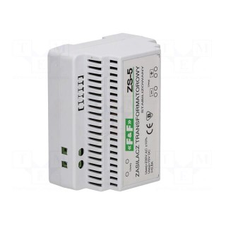 Power supply: transformer type | 15VDC | 0.8A | 230VAC | Mounting: DIN