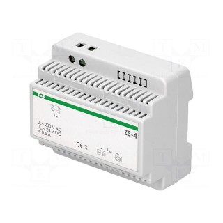 Power supply: transformer type | 24VDC | 0.5A | 230VAC | Mounting: DIN