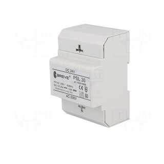 Power supply: transformer type | non-stabilised | 22W | 24VDC | 0.9A