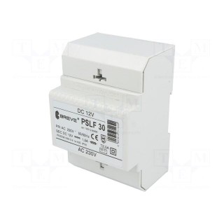 Power supply: transformer type | non-stabilised | 18W | 12VDC | 1.5A